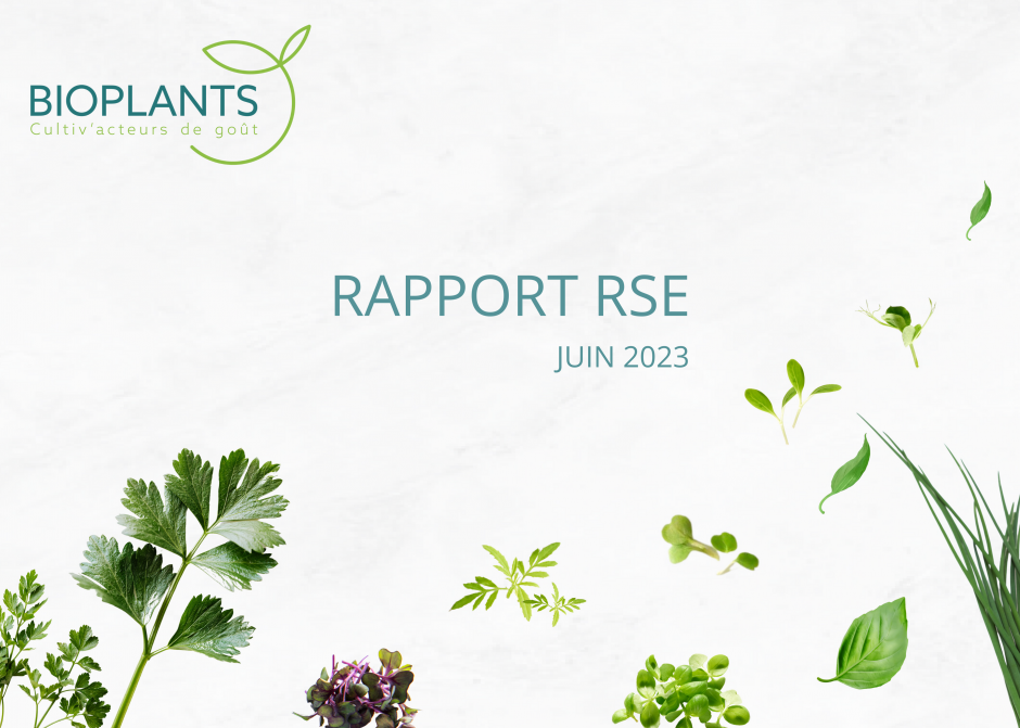 Rapport RSE BIOPLANTS